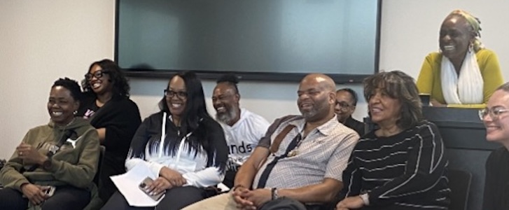 Group of people smiling